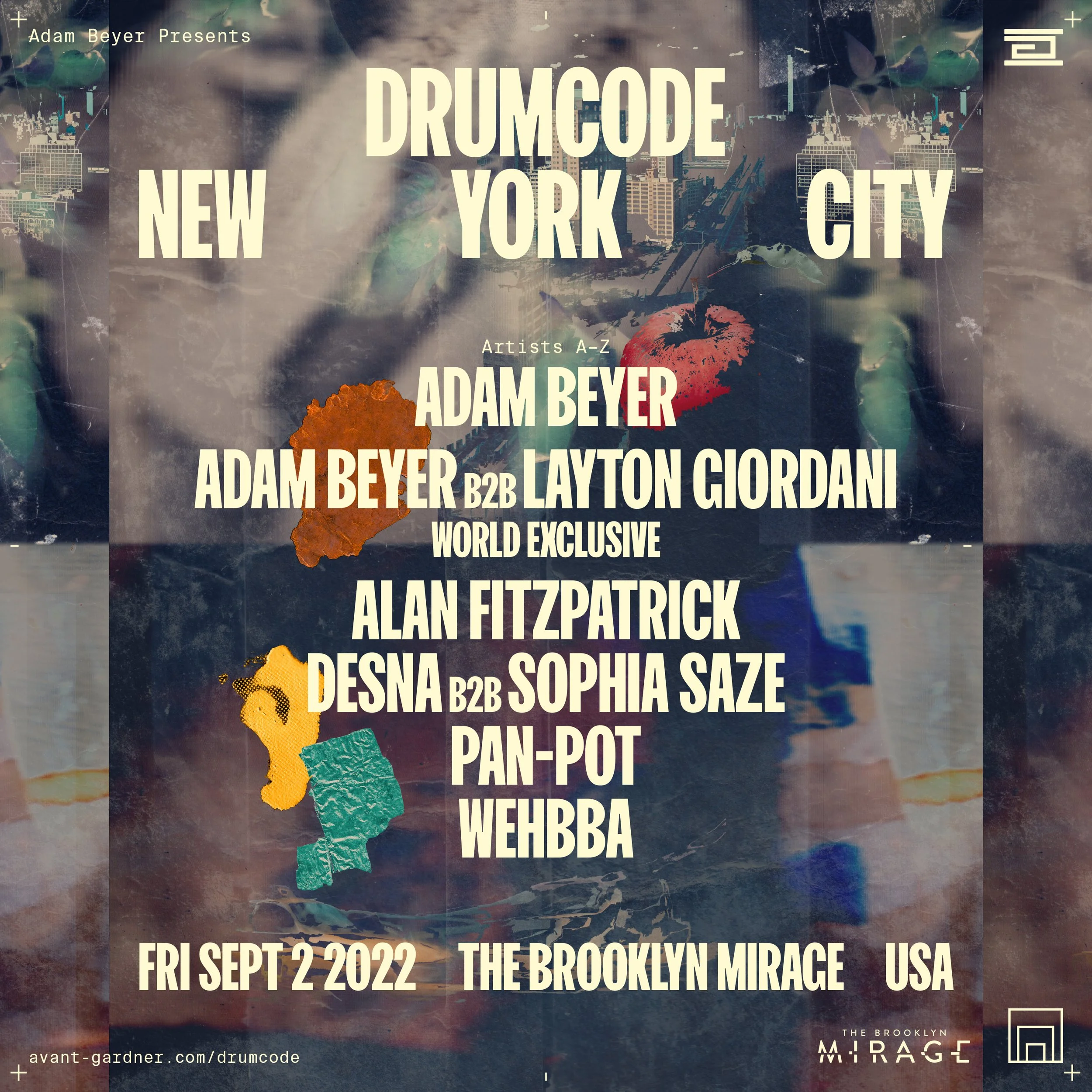 Drumcode Presents: Adam Beyer + More