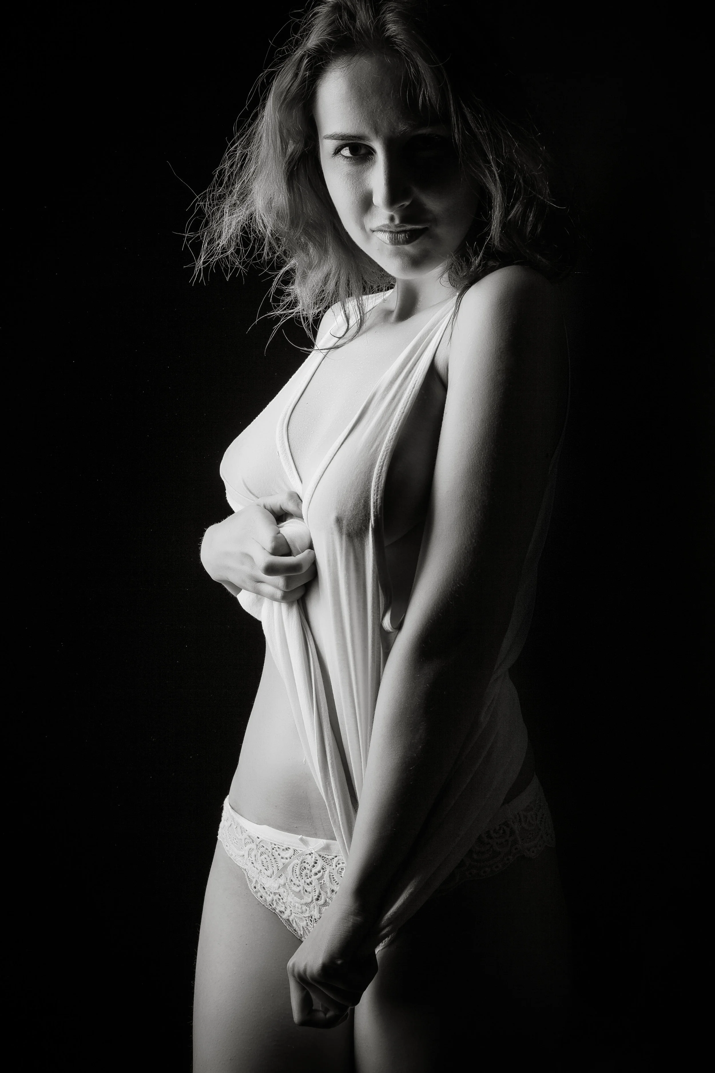 Sexy woman in wet T shirt by sidpix.com..