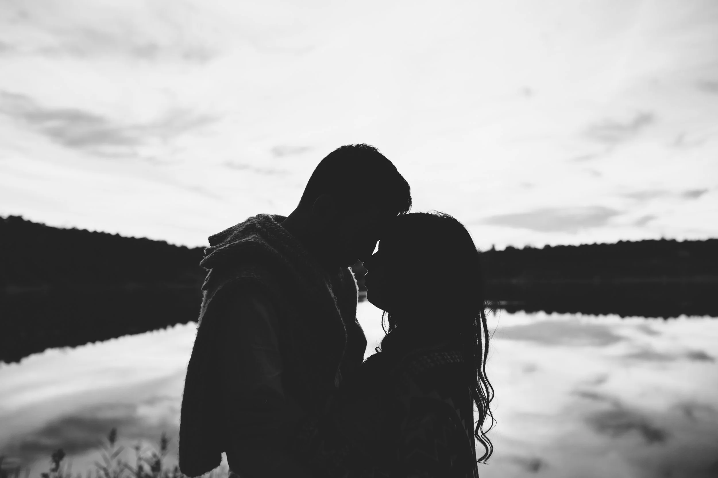 Man and woman during sunset..