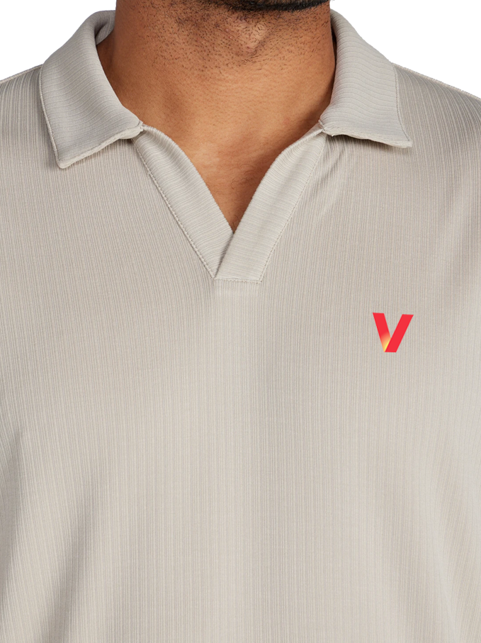BYLT Ribbed Short Sleeve Polo 2 - Latte.png