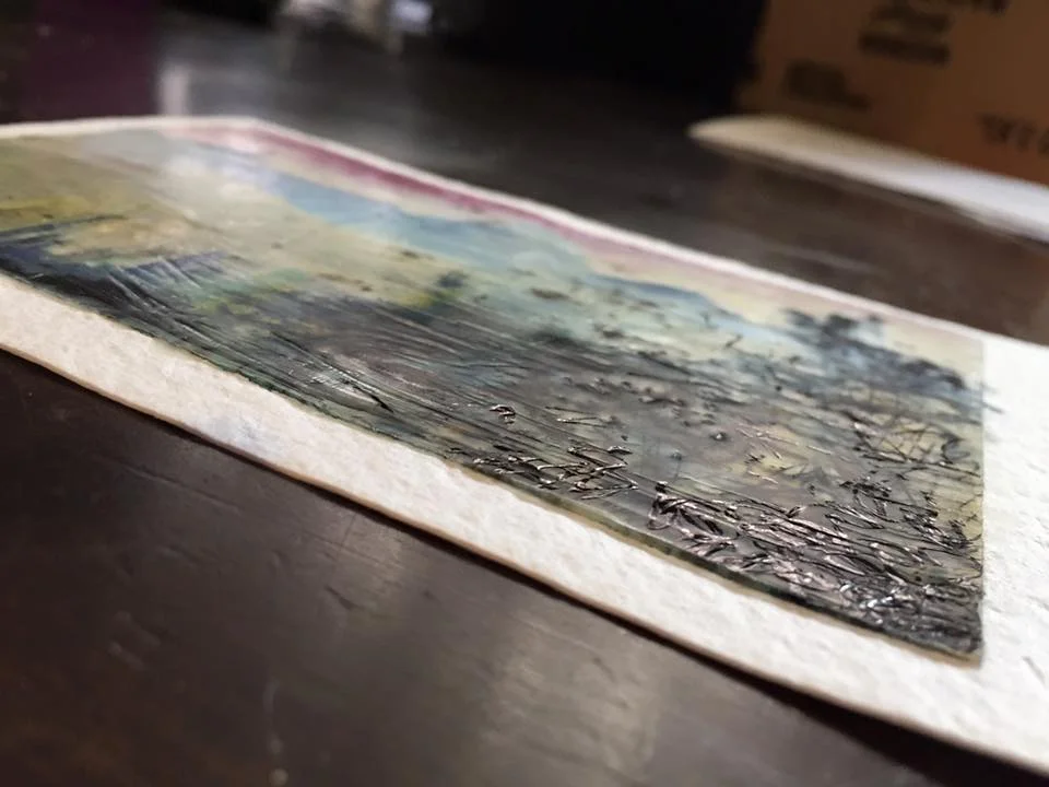 "Matanuska Fire"- by Kirsten Bjore Guerrero