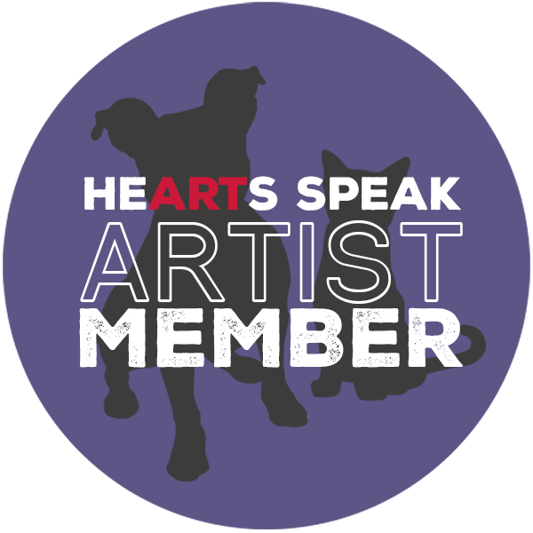 I'm proud to be a member of HeARTs Speak , an organization that unites artists to increase the visibility of shelter animals. HeARTs Speak generously donated their shelter photography field guide to the attendees of the conference.
