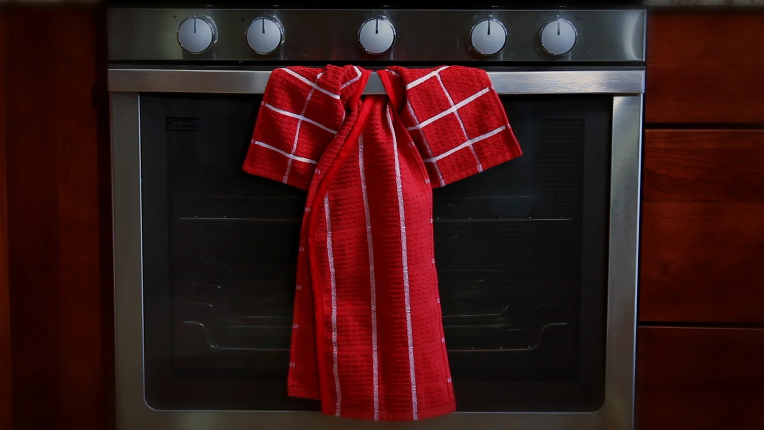 How To Tie Dish Towel On Stove