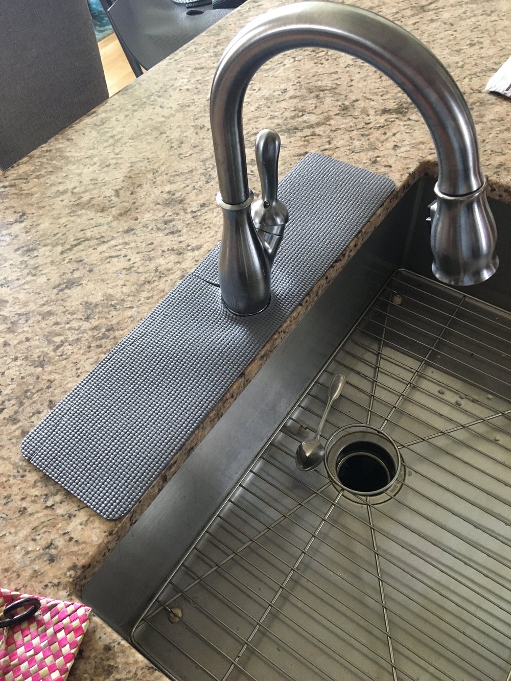 Drip Catcher, 3 Hole RV Kitchen Sink Accessory, Sink Mat,cotton