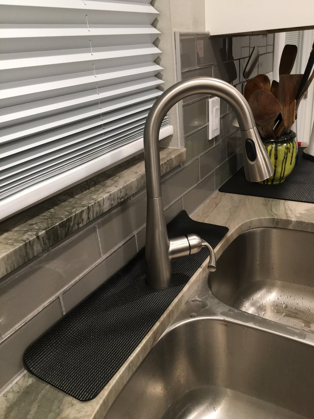Drip Catcher, 3 Hole RV Kitchen Sink Accessory, Sink Mat,cotton
