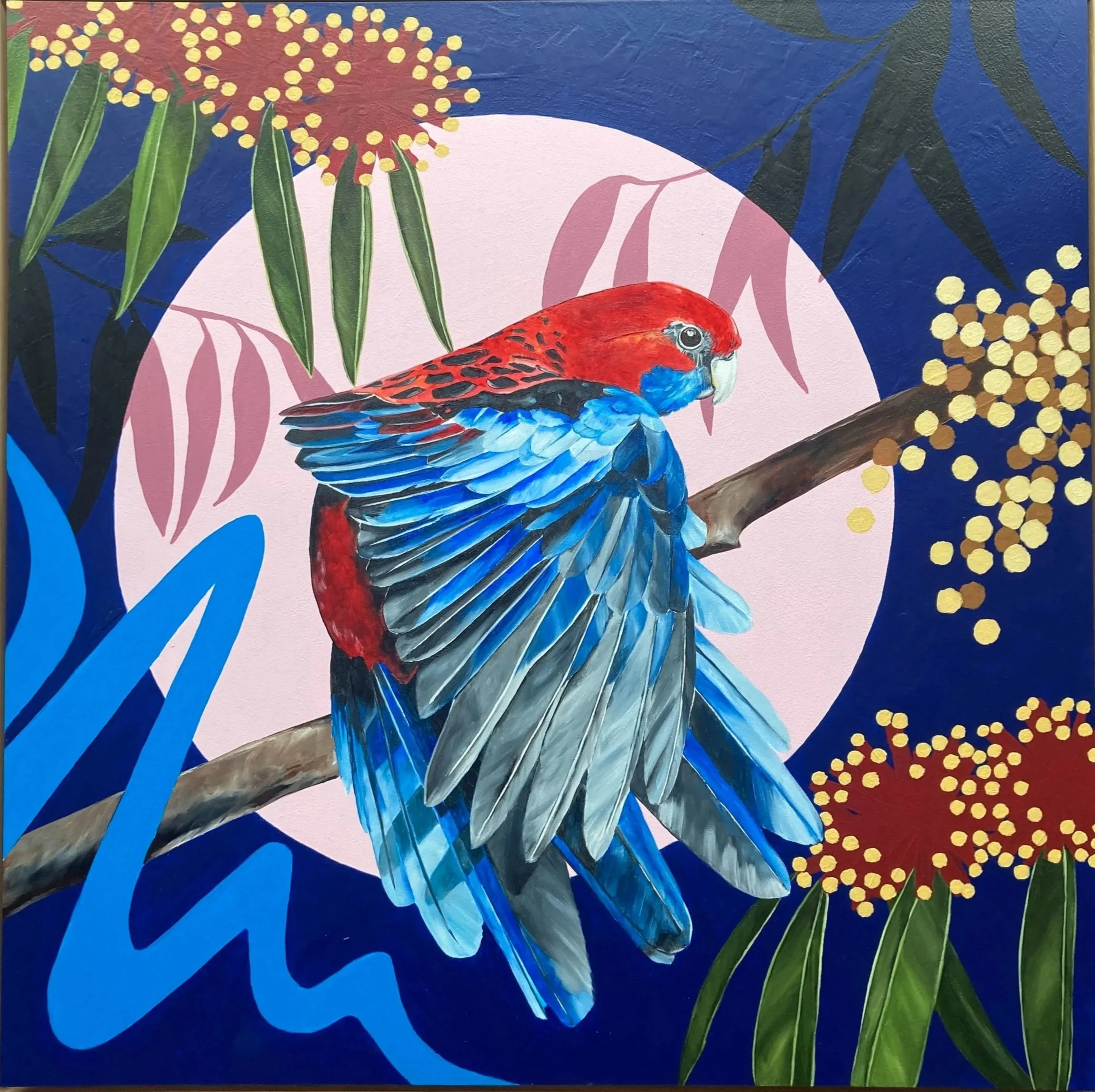 Crimson Rosella and Botanicals, 2022 