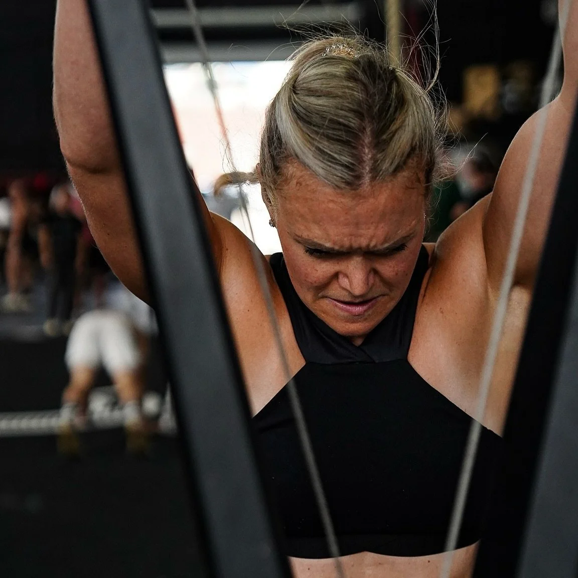 Main goals for my 1st crossfit competition:

1. Have fun 🤩, and
2. Stay injury free 🤕

Happy to report back that it was a success on both fronts!

Shout out to my teammate Virginia @virginia_brown501 👊, my smallest cheering section (niece &amp; ne