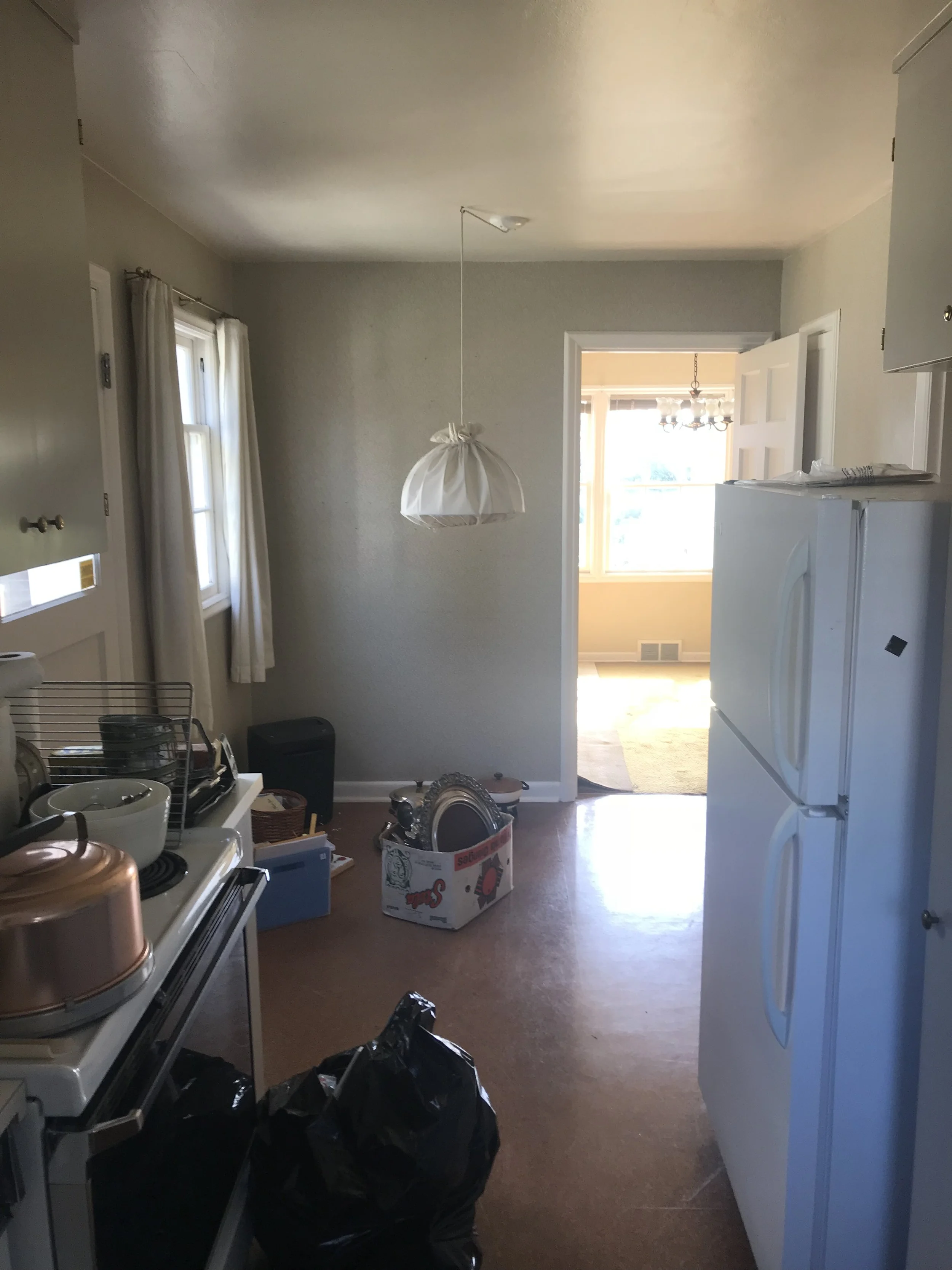 This kitchen really needed some light and space.