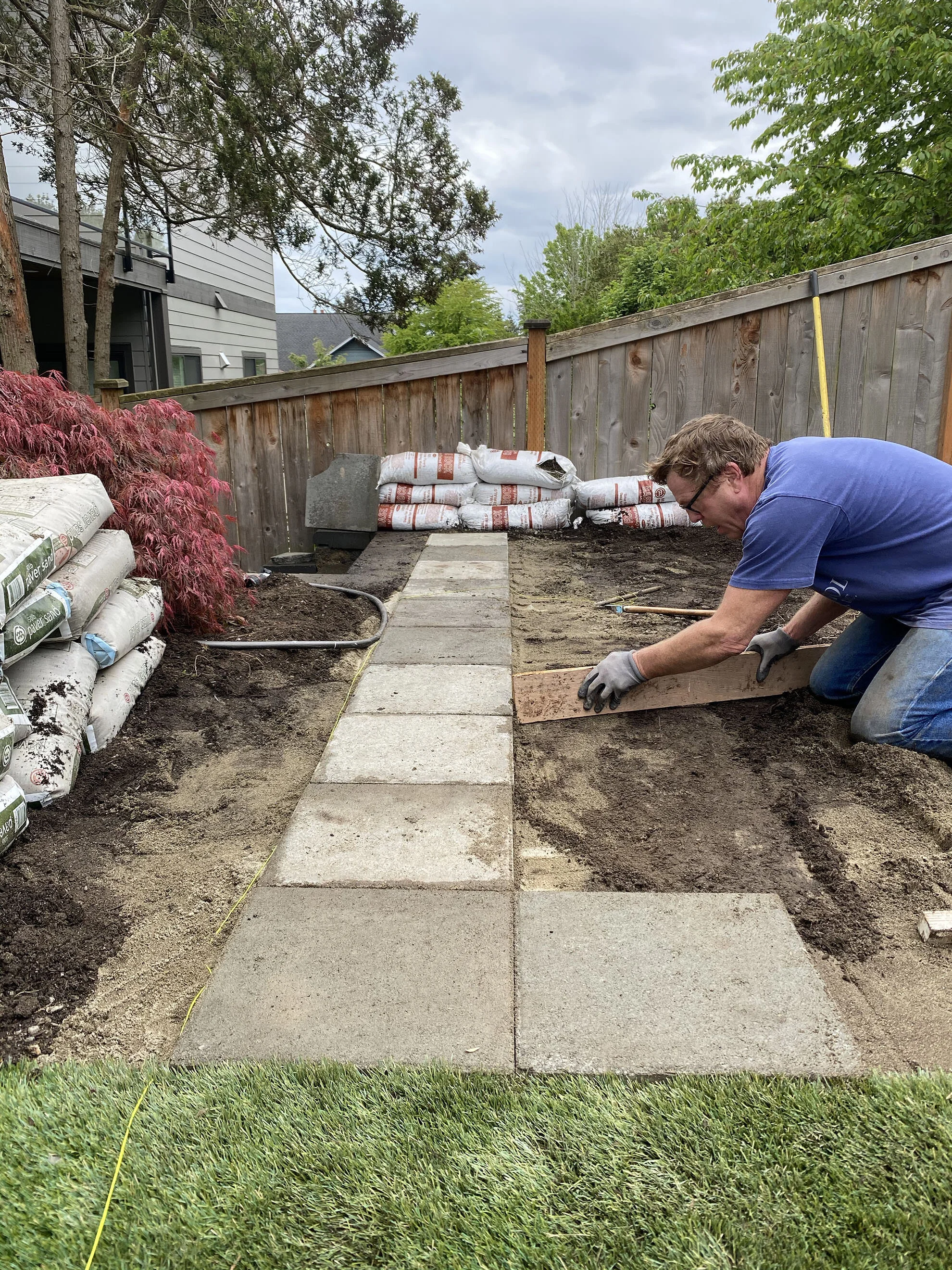 patio pavers at home depot on Our New Backyard Fire Pit Patio Tara Nelson Designs