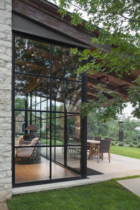 Home Designs With Black Window Frames