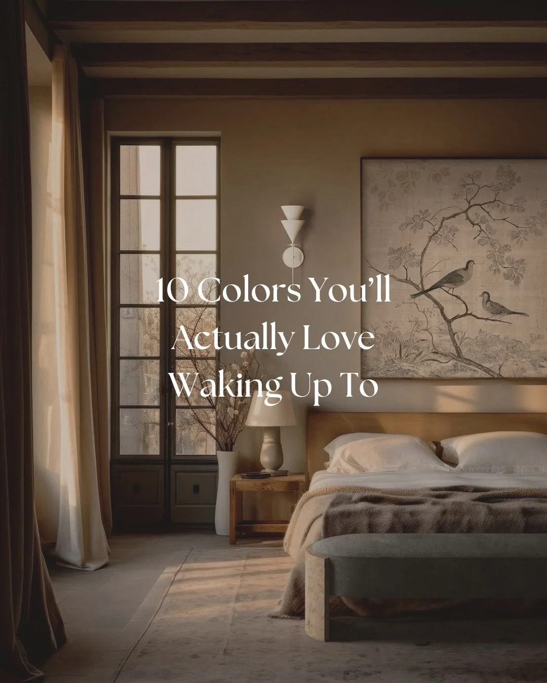 Looking for the perfect paint color for your bedroom - I&rsquo;ve got you covered!

Bedroom colors for 2026 are all about creating a calm, layered retreat. And there isn&rsquo;t one right way to go - there are three I am loving!

Think earthy tones l