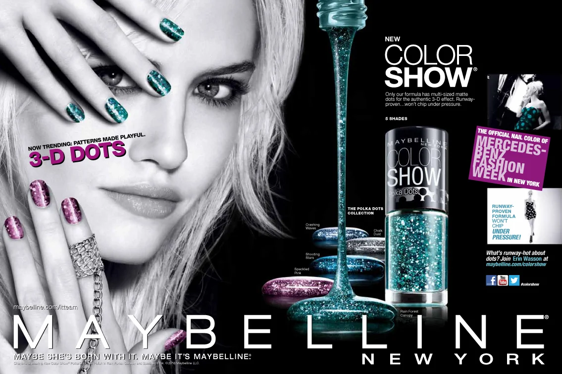 Color Show NAIL - Polka Dots Line