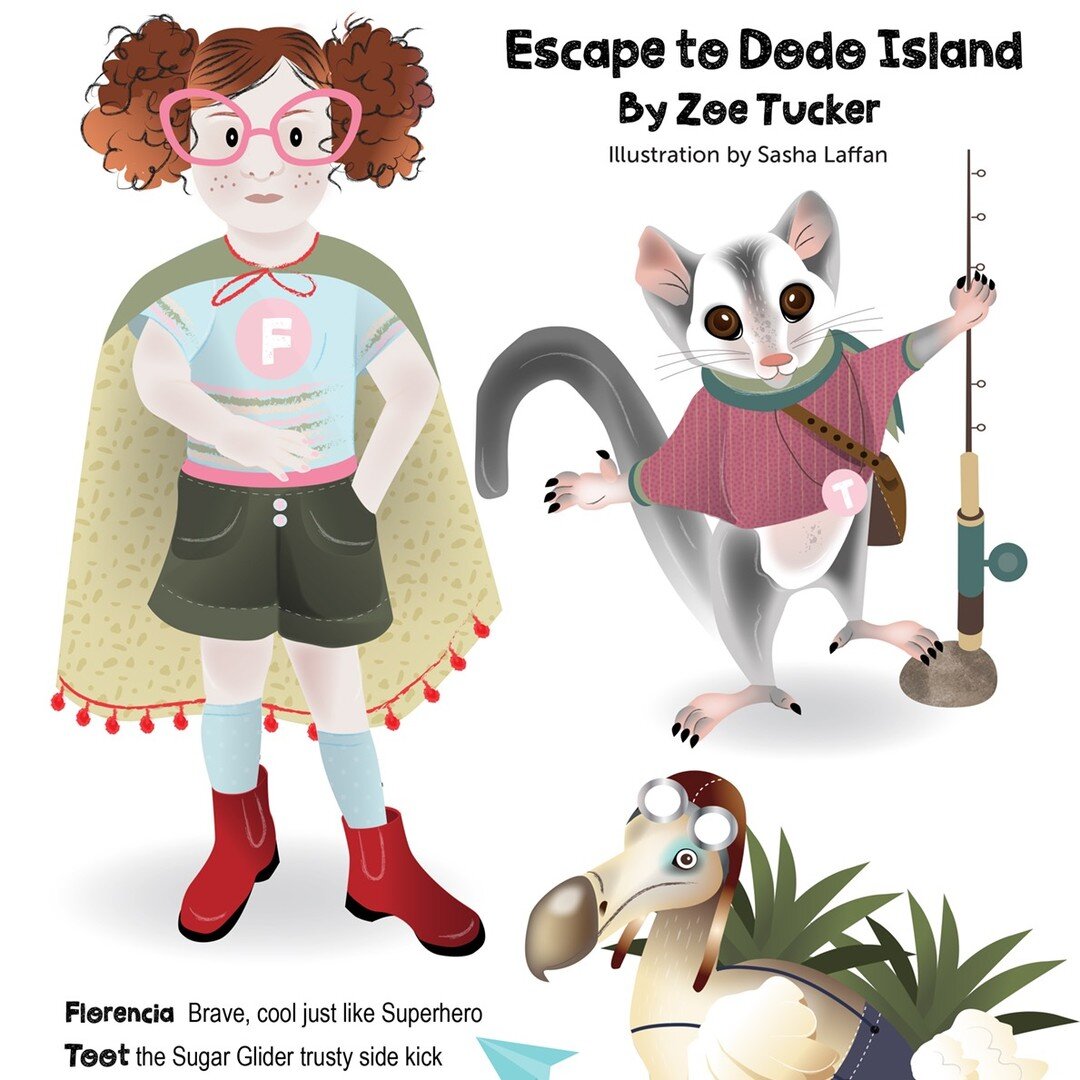Join Florenica, Toot on their Escape to Dodo Island to help save the last of the surviving family for Dodo birds. Developed for Character Play with Zoe Tucker, Riely Wilkison @makeartthatsells #lillarogers #characterplaybootcamp #mats #characterdevel