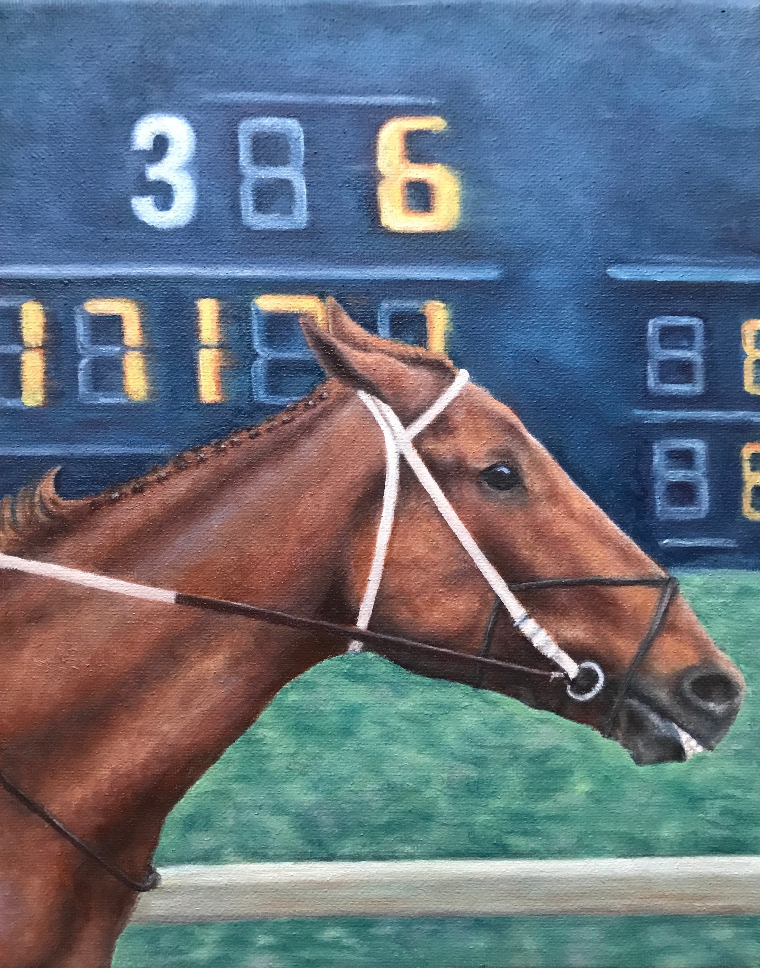 Racehorse by Martine Marie