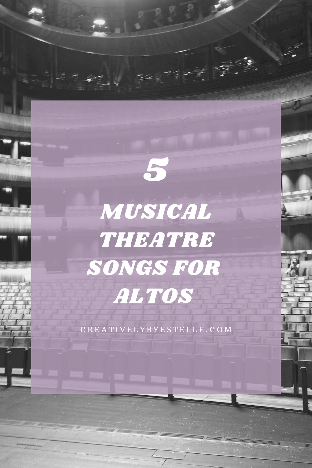 5 Musical Theatre Songs for Altos — Creatively Performing Arts