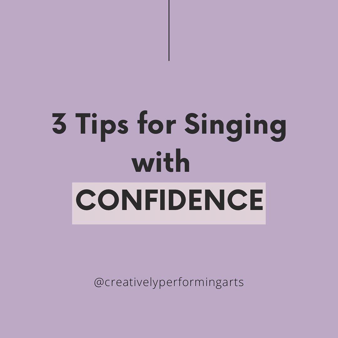Here are my 3 tips for singing with CONFIDENCE, especially if you&rsquo;re in the beginning of your singing journey!

I talked about this on 🎙episode 54 of the Creatively by Estelle podcast🎙, so if you want to hear the whole episode, visit the link
