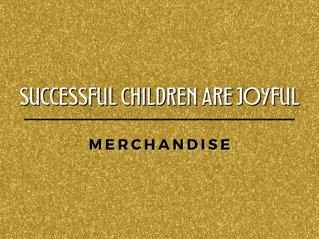 Purchases help at-risk children in need. Ten percent of the net profits from Successful Children merchandise supports The Boys and Girls Club of Harlem, a 501 (c) 3 corporation.