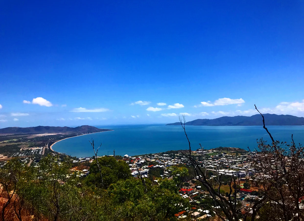 The view from Castle Hill, Townsville.