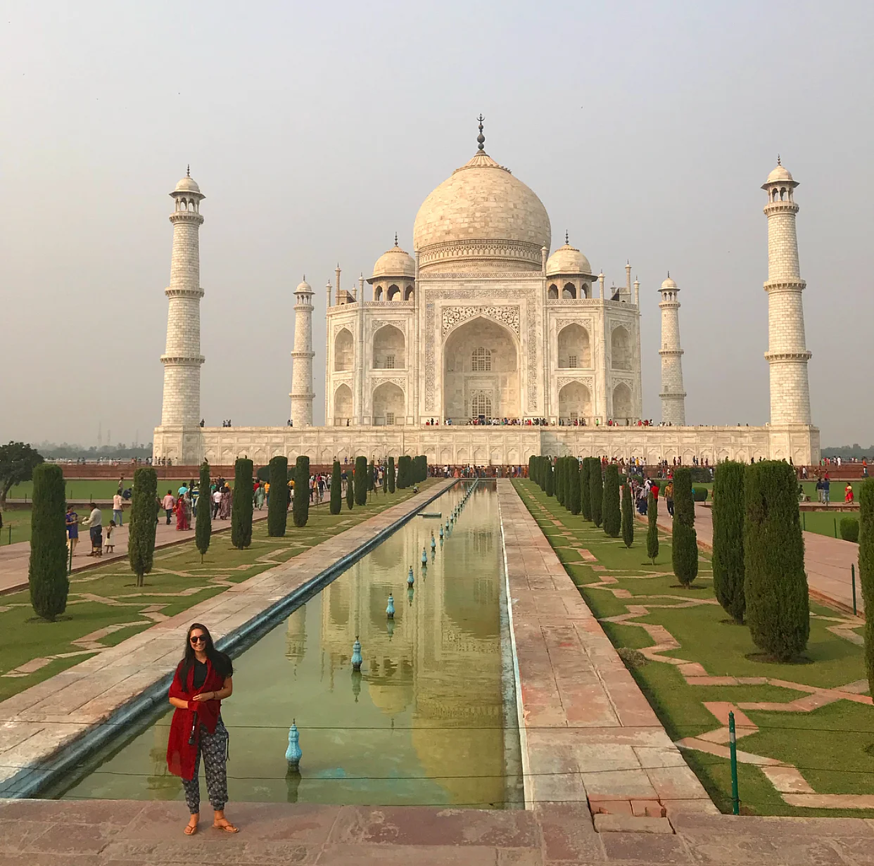 The Taj Mahal in all its wonder.