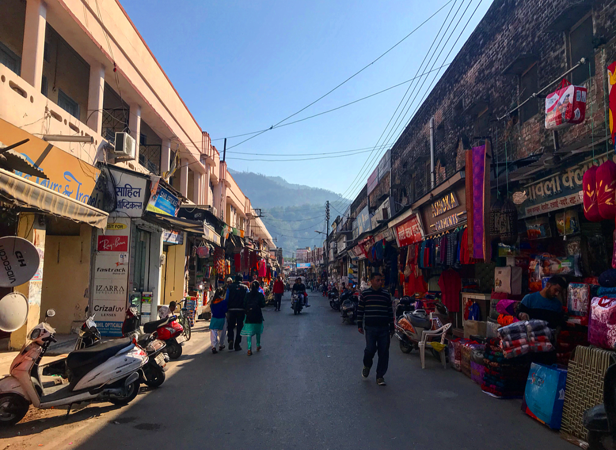 Rishikesh markets.