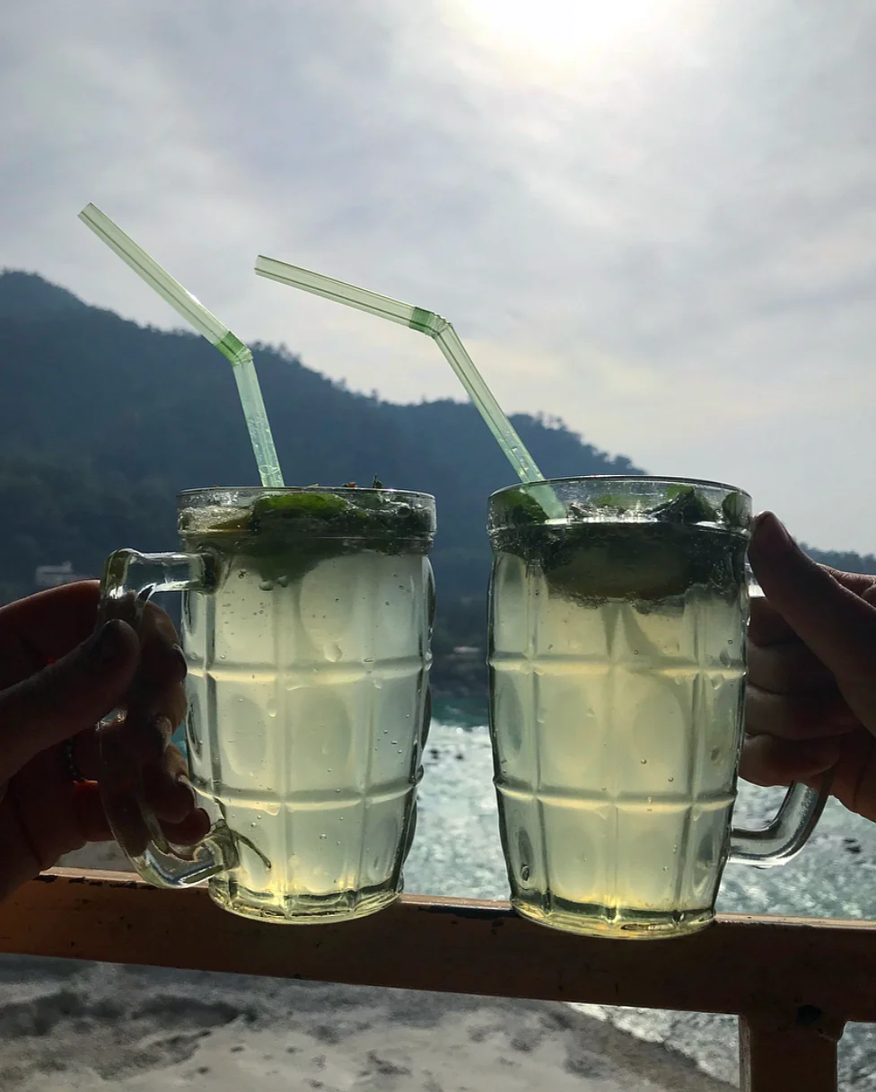 Enjoying Rishikesh being an alcohol free city. 