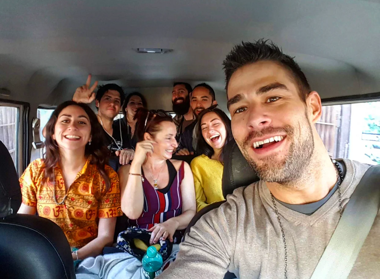 En route to exploring Rishikesh.