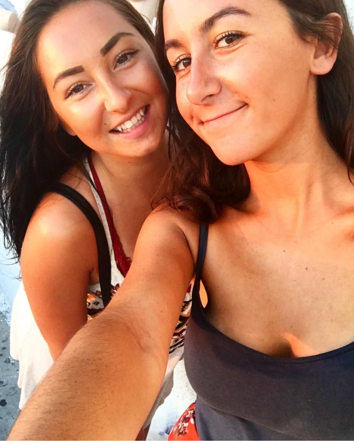 Me and Stephy, my cousin from Australia who inspired me into veganism. She’s the OV (Original Vegan). 