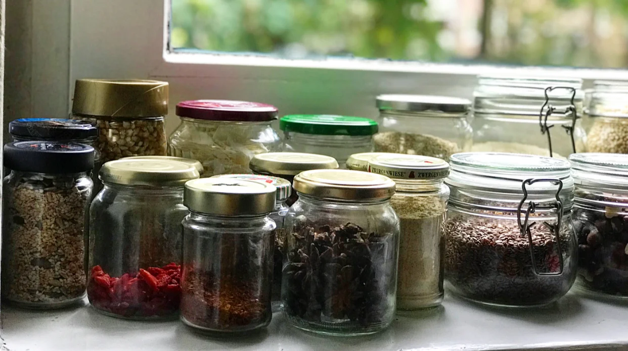 It’s so nice when you can see clearly what you have in each jar.