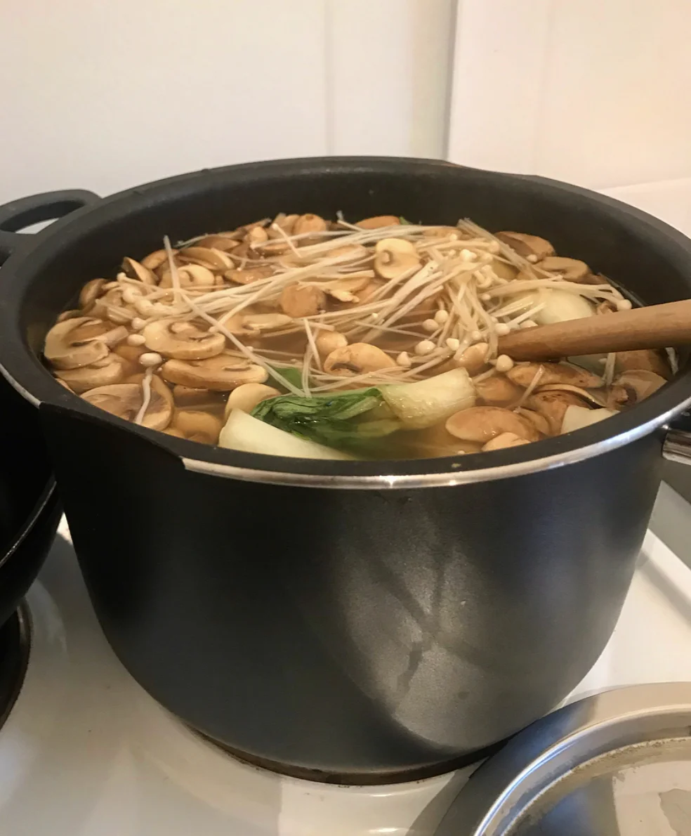 Got myself a huge pot so I can make enough to feed 7 people!