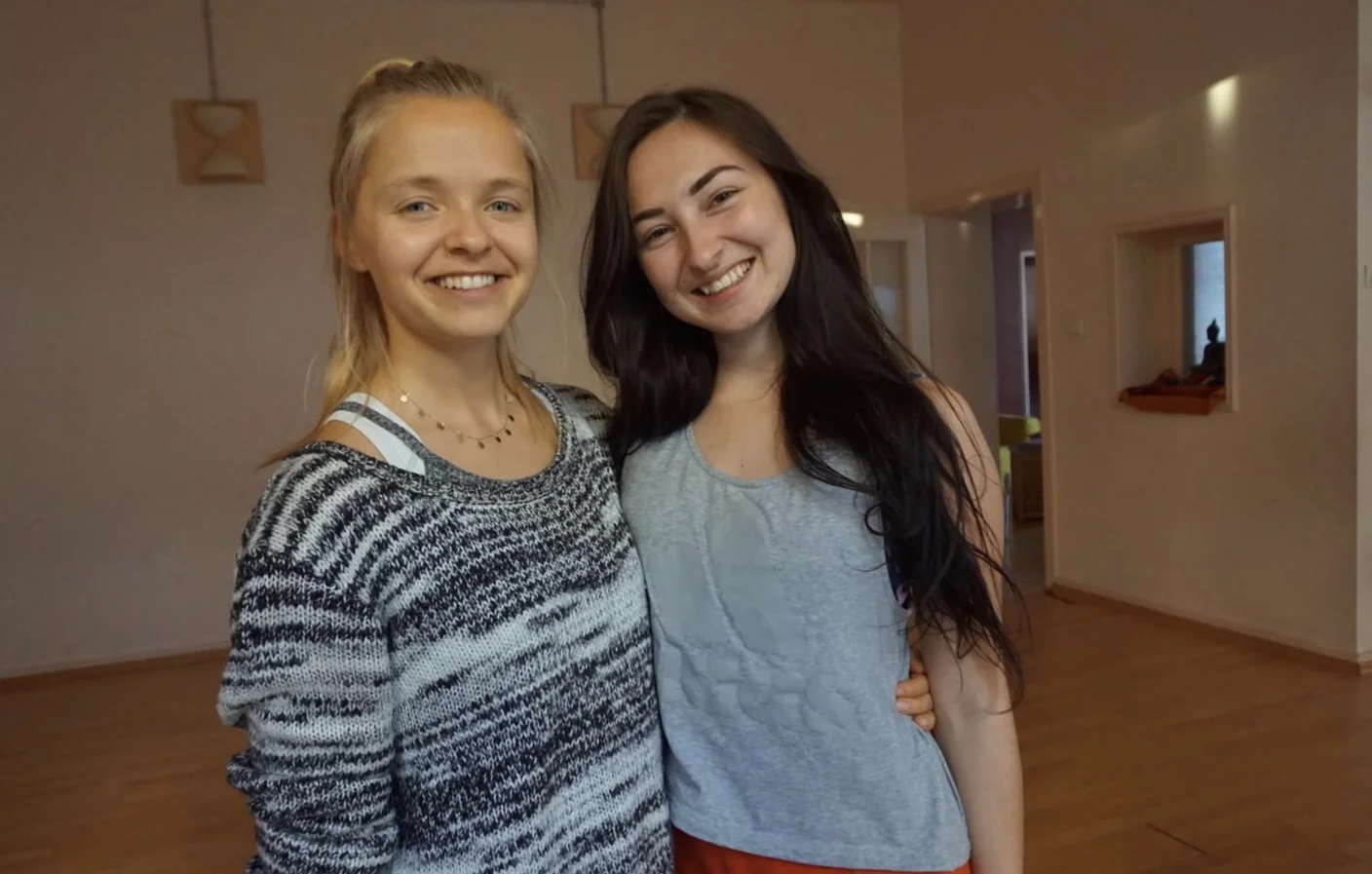 Kira and I after we finished hosting our workshop together.
