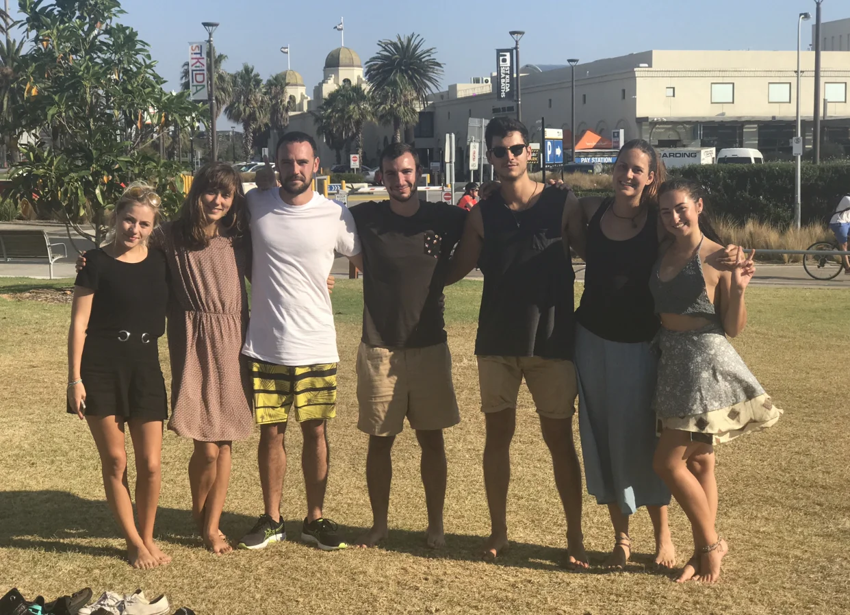 Catching up with friends we worked with on the farms at the Sunny Coast.