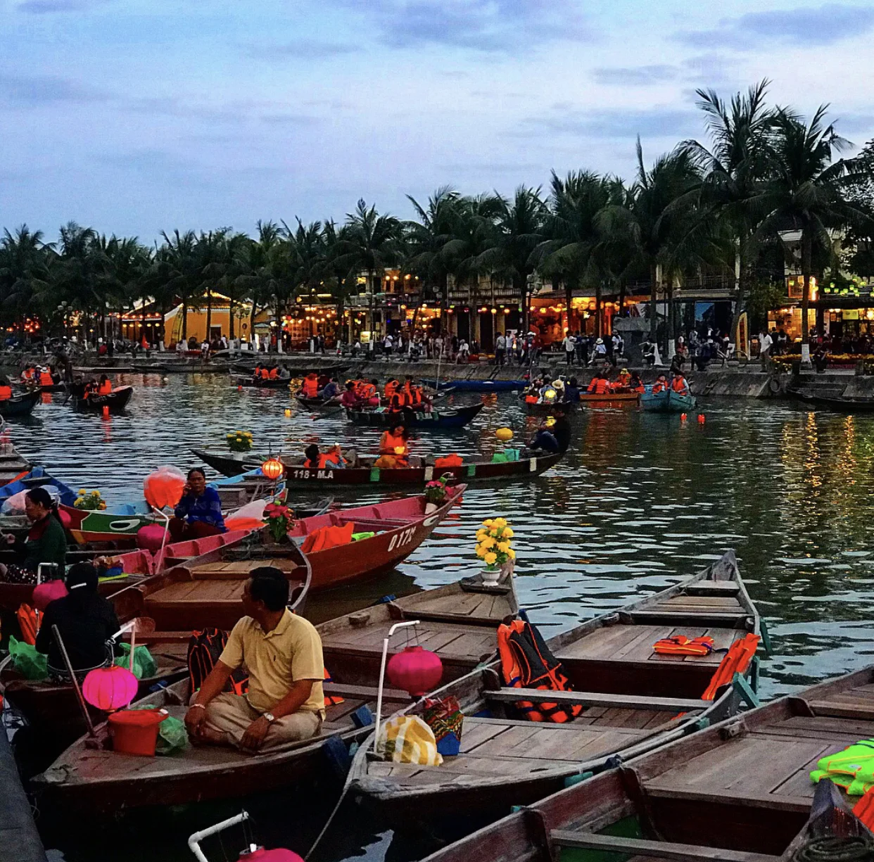 Romantic city of Hoi An.