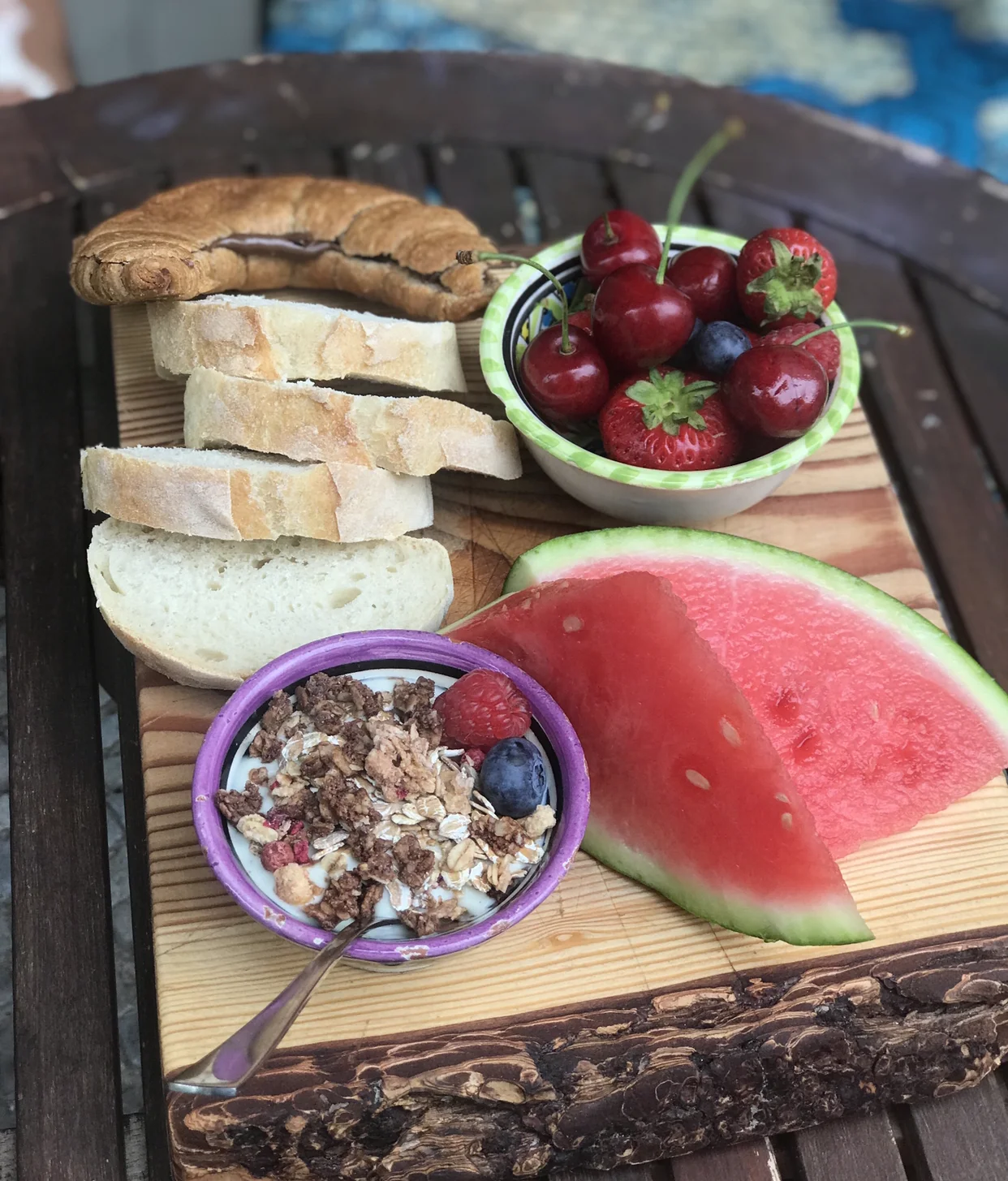 Part 1 of my vegan birthday breakfast.