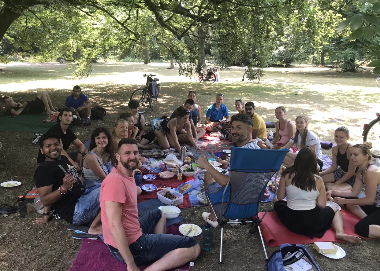Our community vegan picnic we organised.