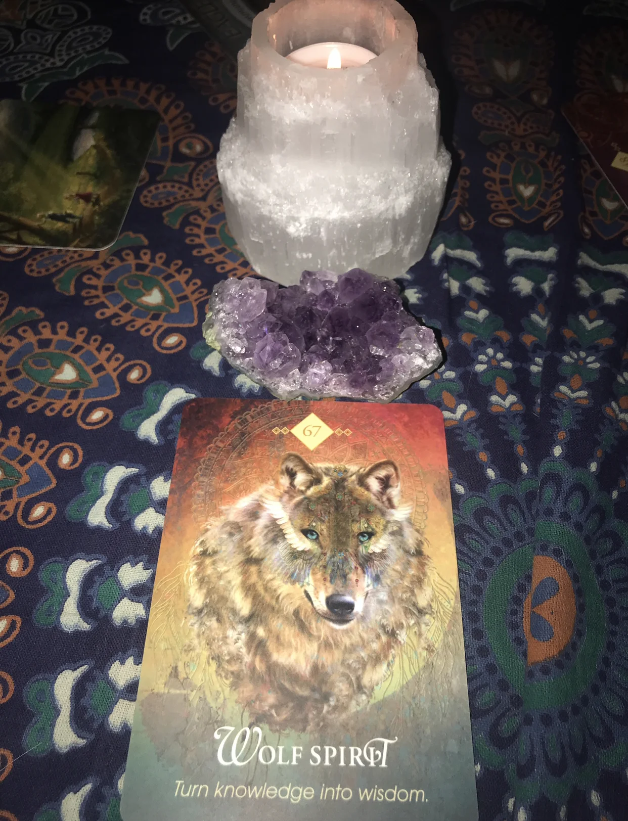 A clear sign from my guides.