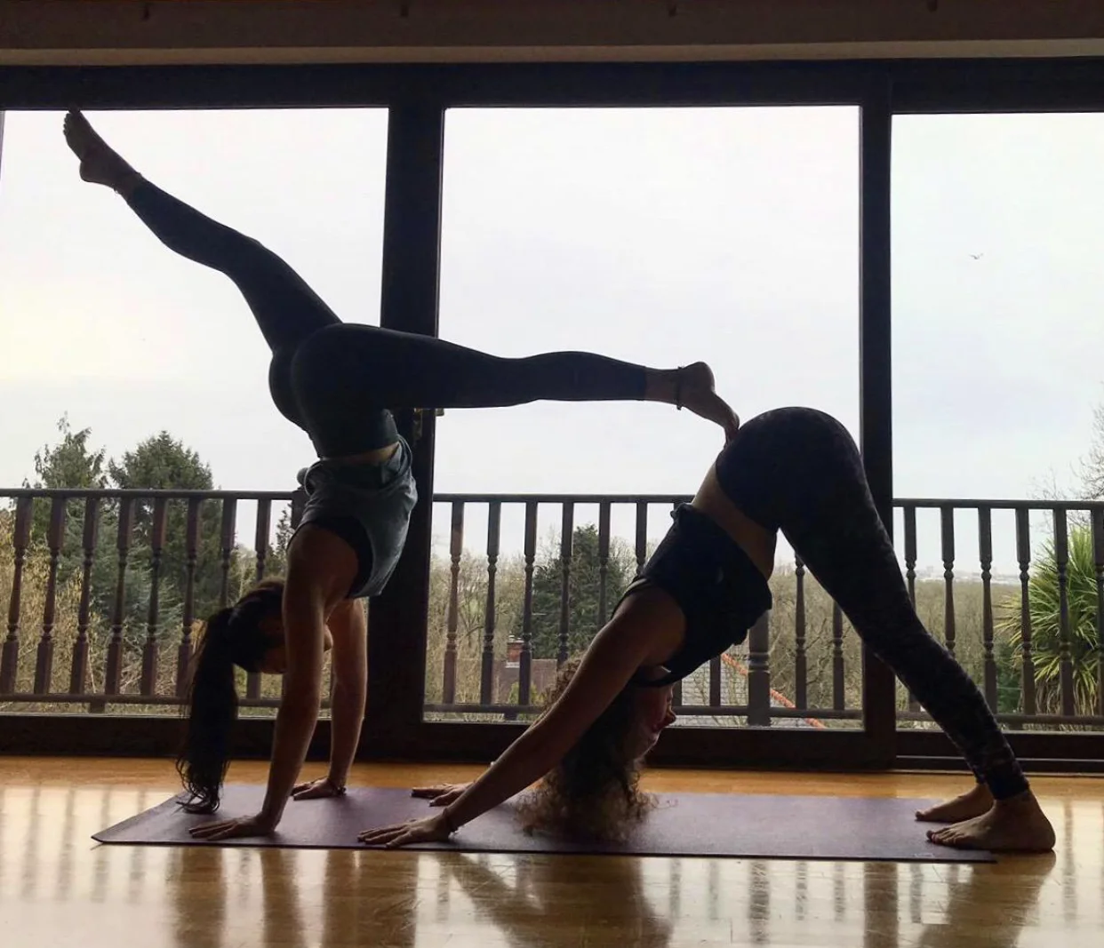 Getting our Acro on!