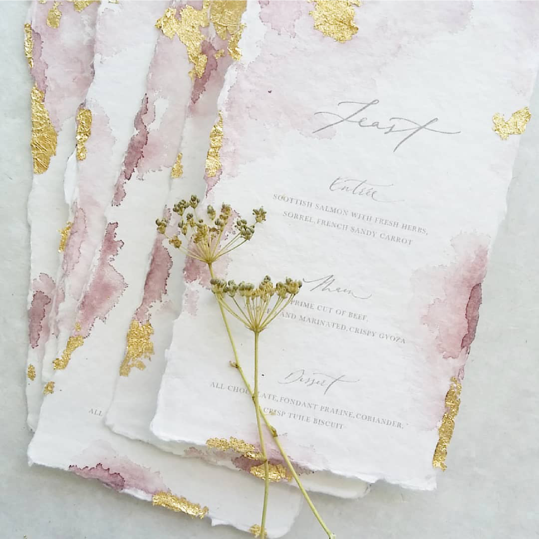 Menu Cards