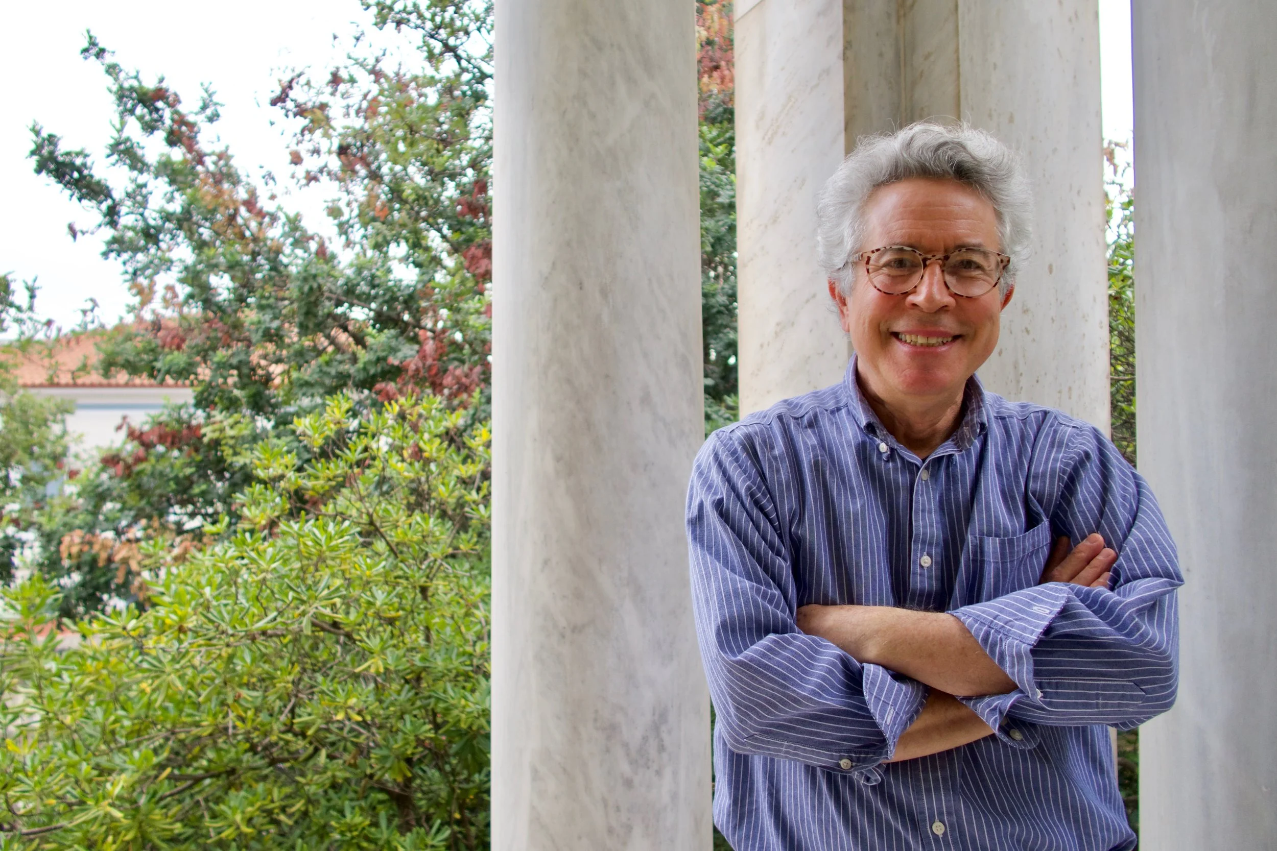 Photo: Daniel B. Levine at the American School of Classical Studies at Athens, Lillian Kustec.