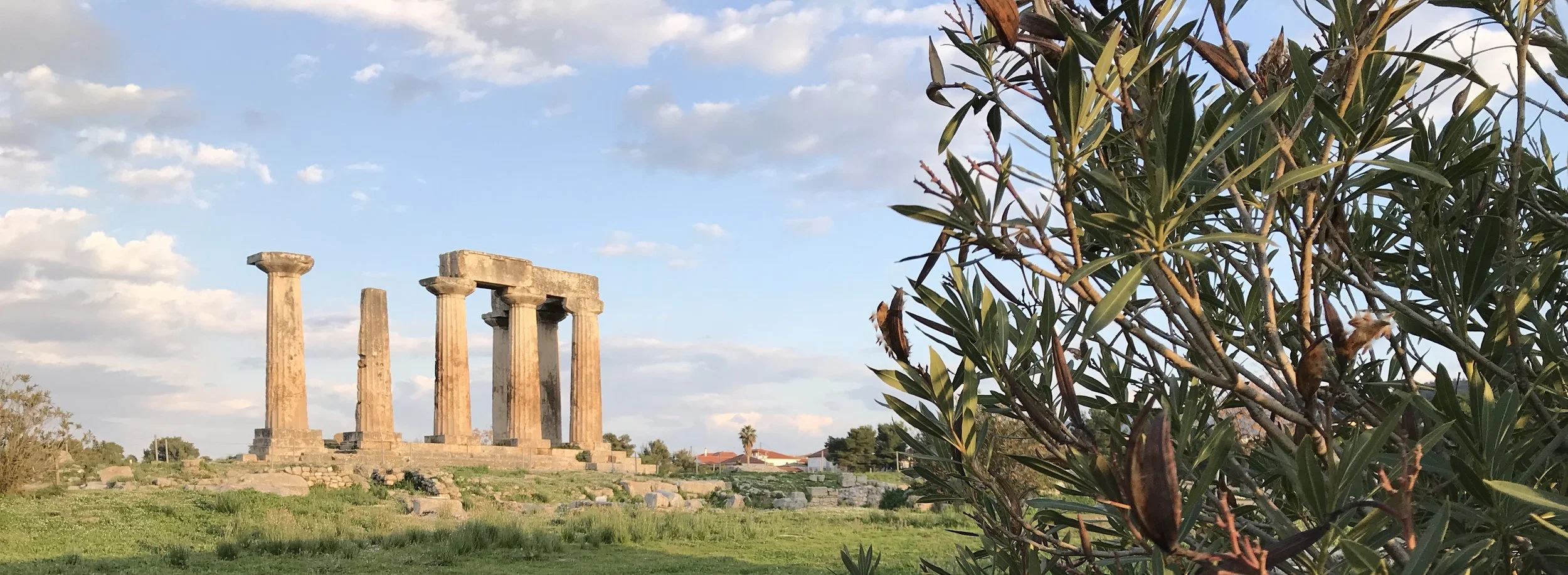 Photo: Temple of Apollo in Ancient Corinth, Lillian Kustec.