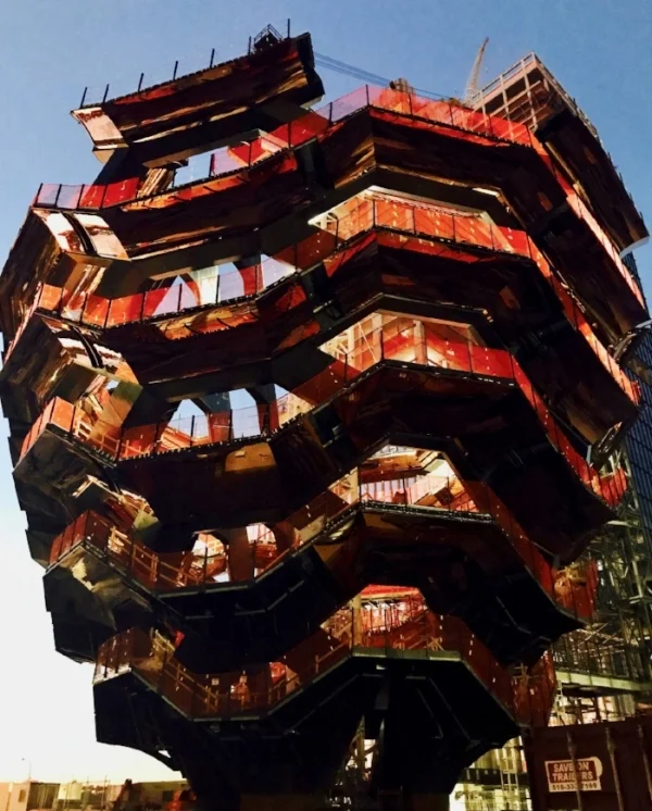 Vessel is rising to completion