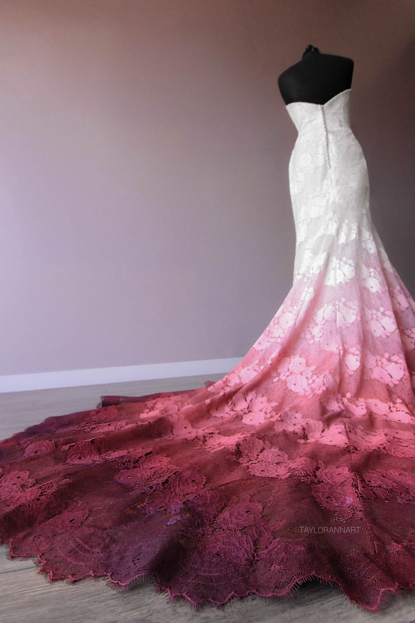 rose petal dress