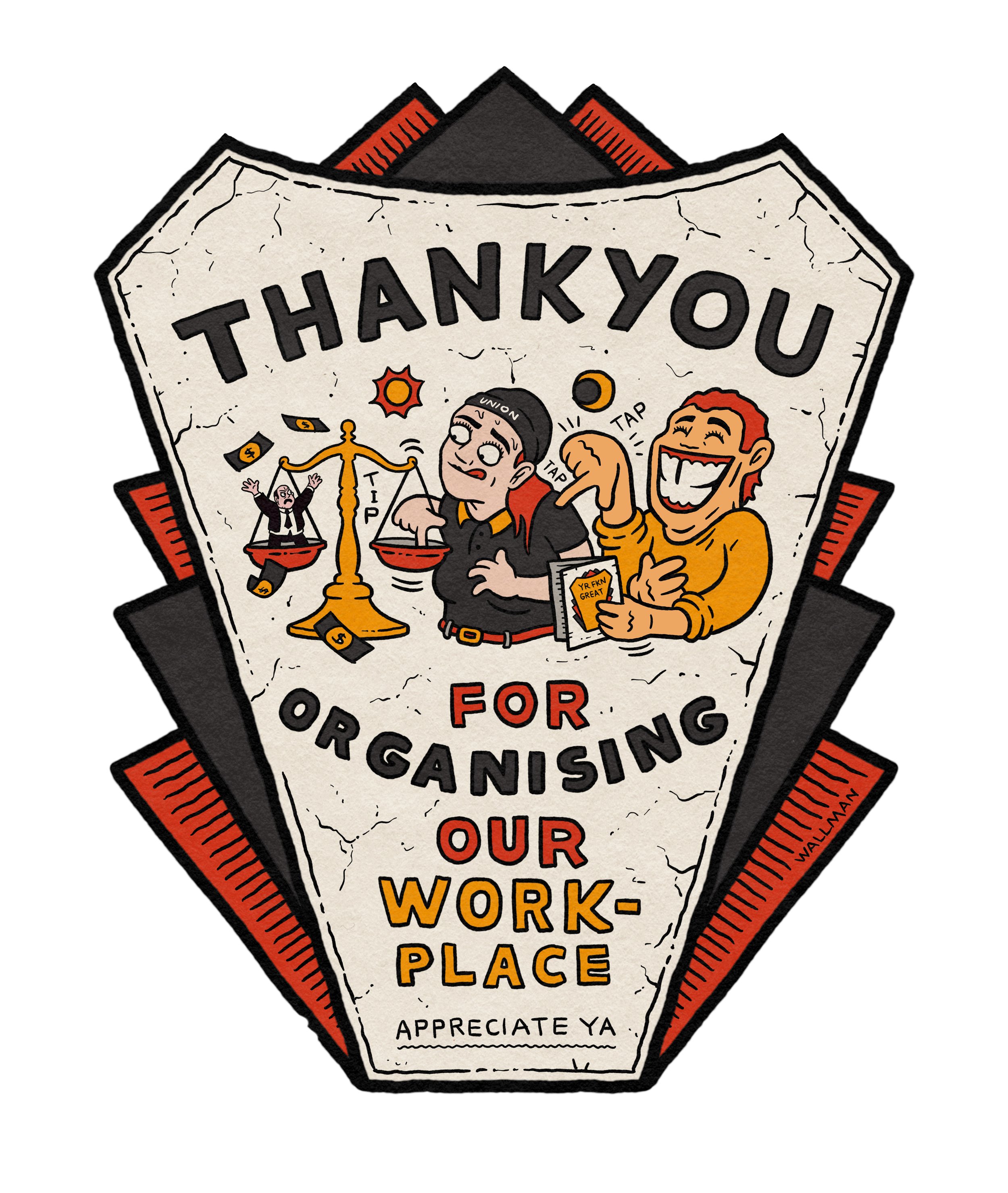 thankyou card - print at home