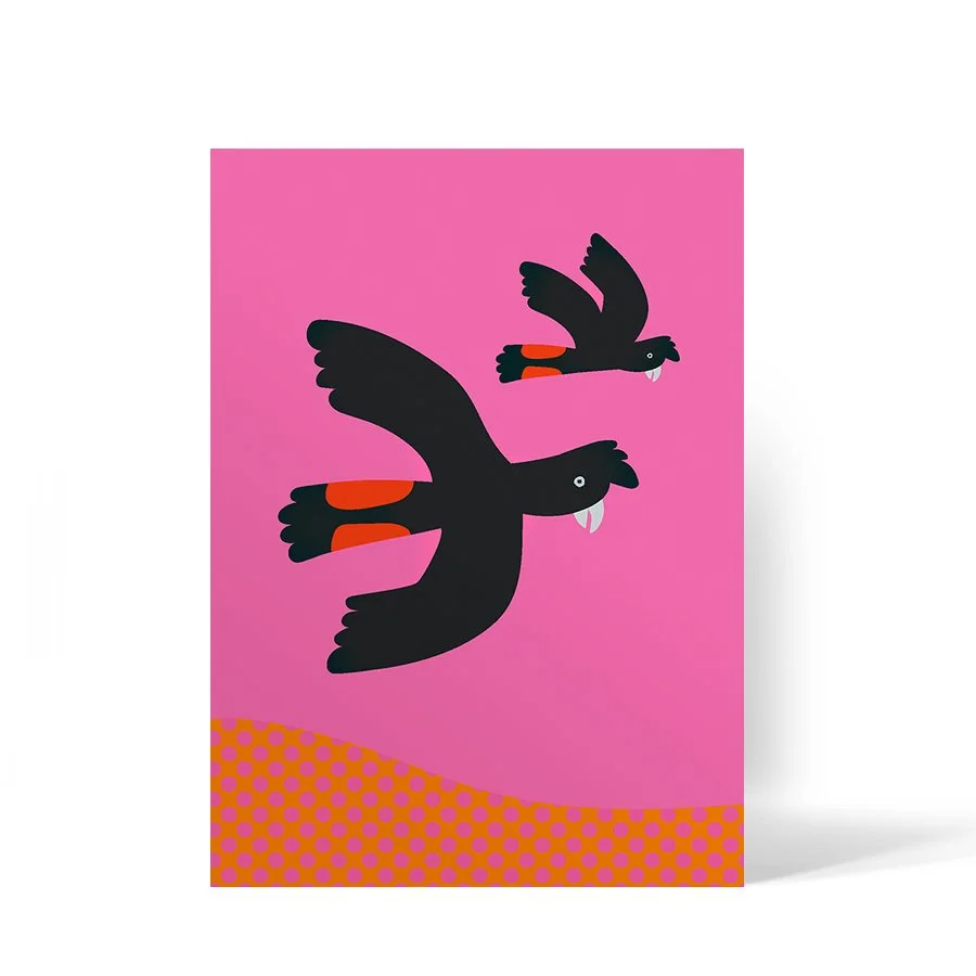 Flying Black Cockatoos..jpg