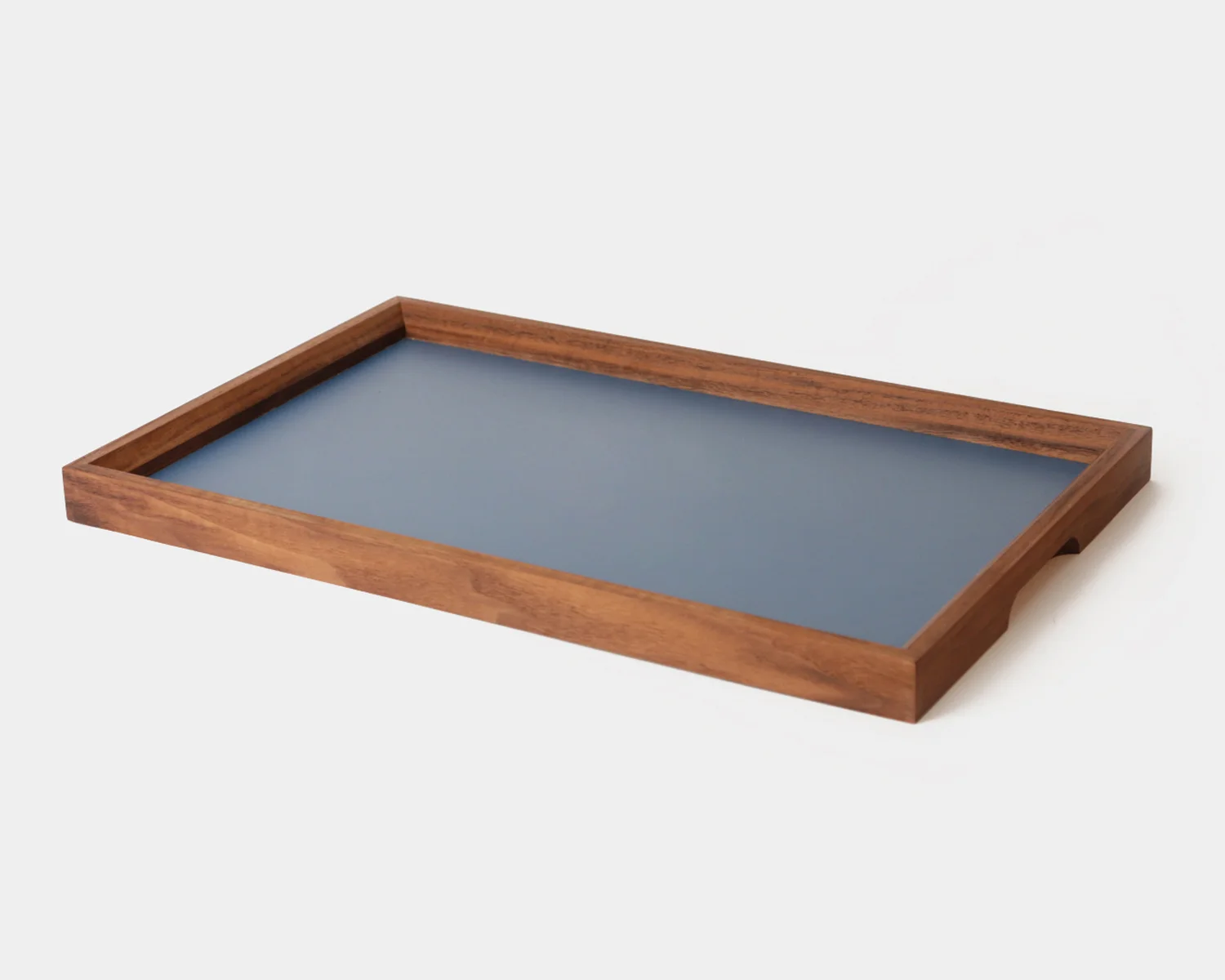 Medium Walnut and Laminate Tray Navy.jpg