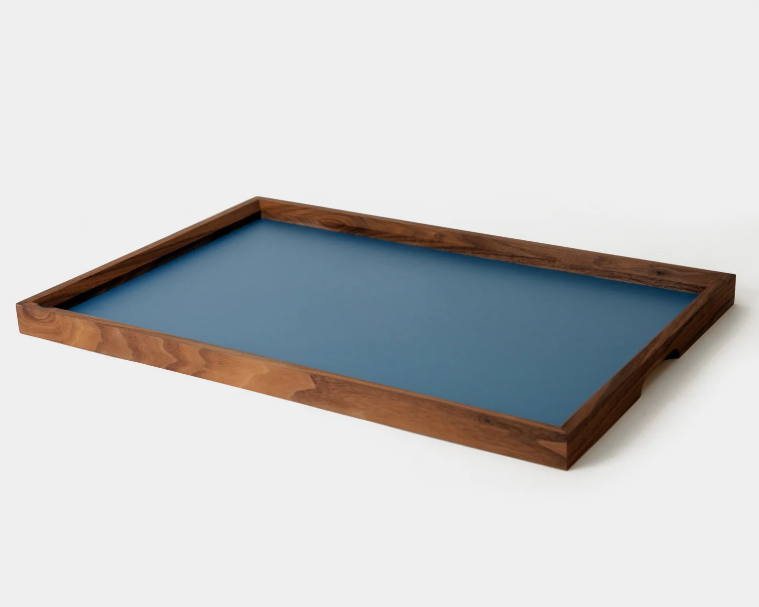 Large Walnut and Laminate Tray Navy.jpg