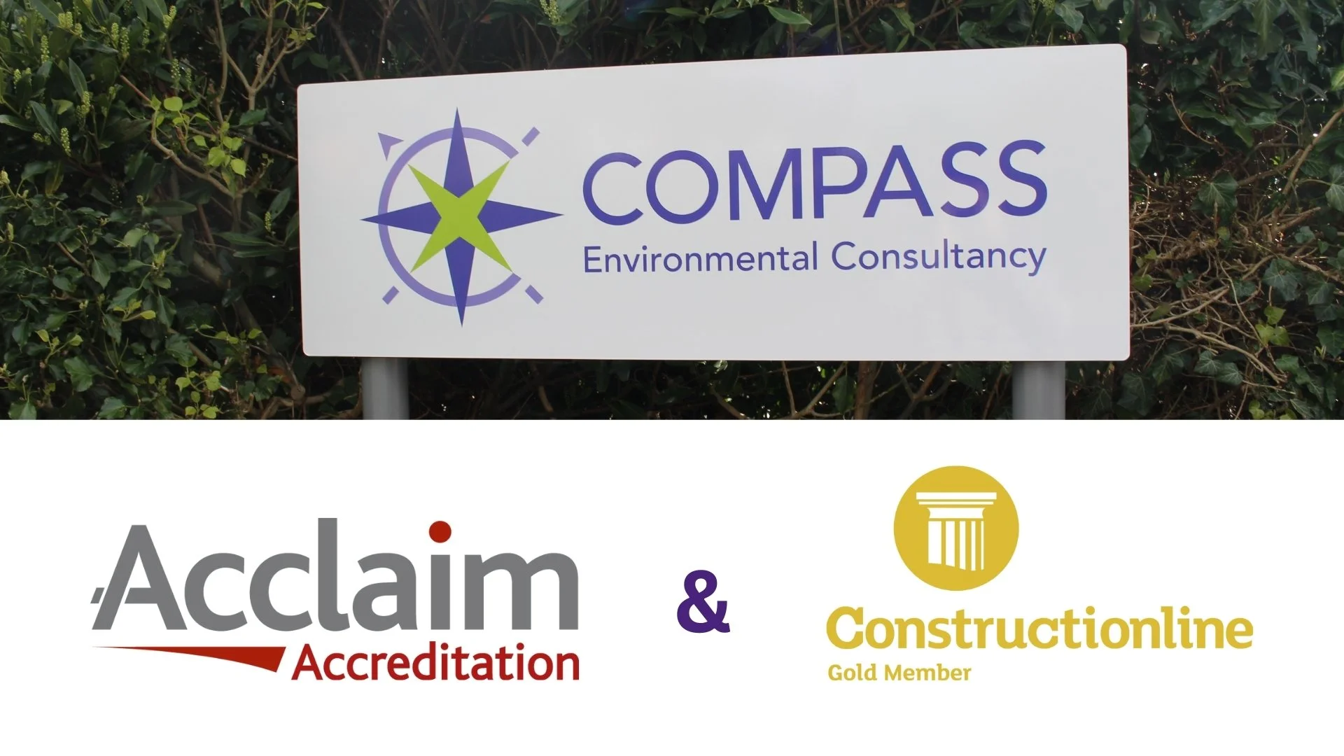 Compass Re-accredited for Constructionline Gold & Acclaim! — Compass