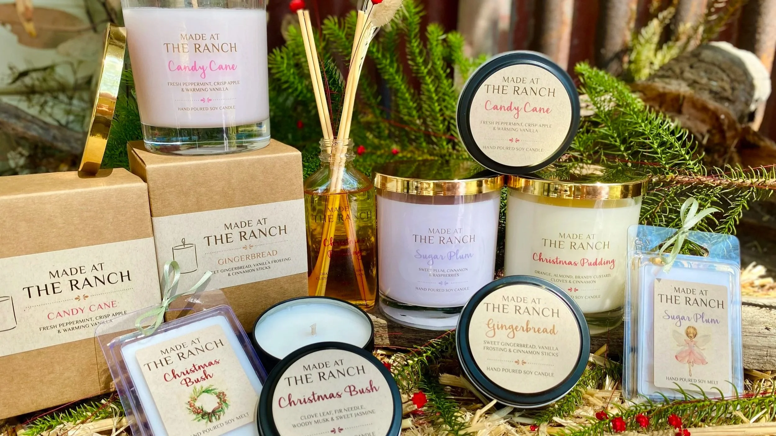 Made at the Ranch Christmas Home Fragrance Collection