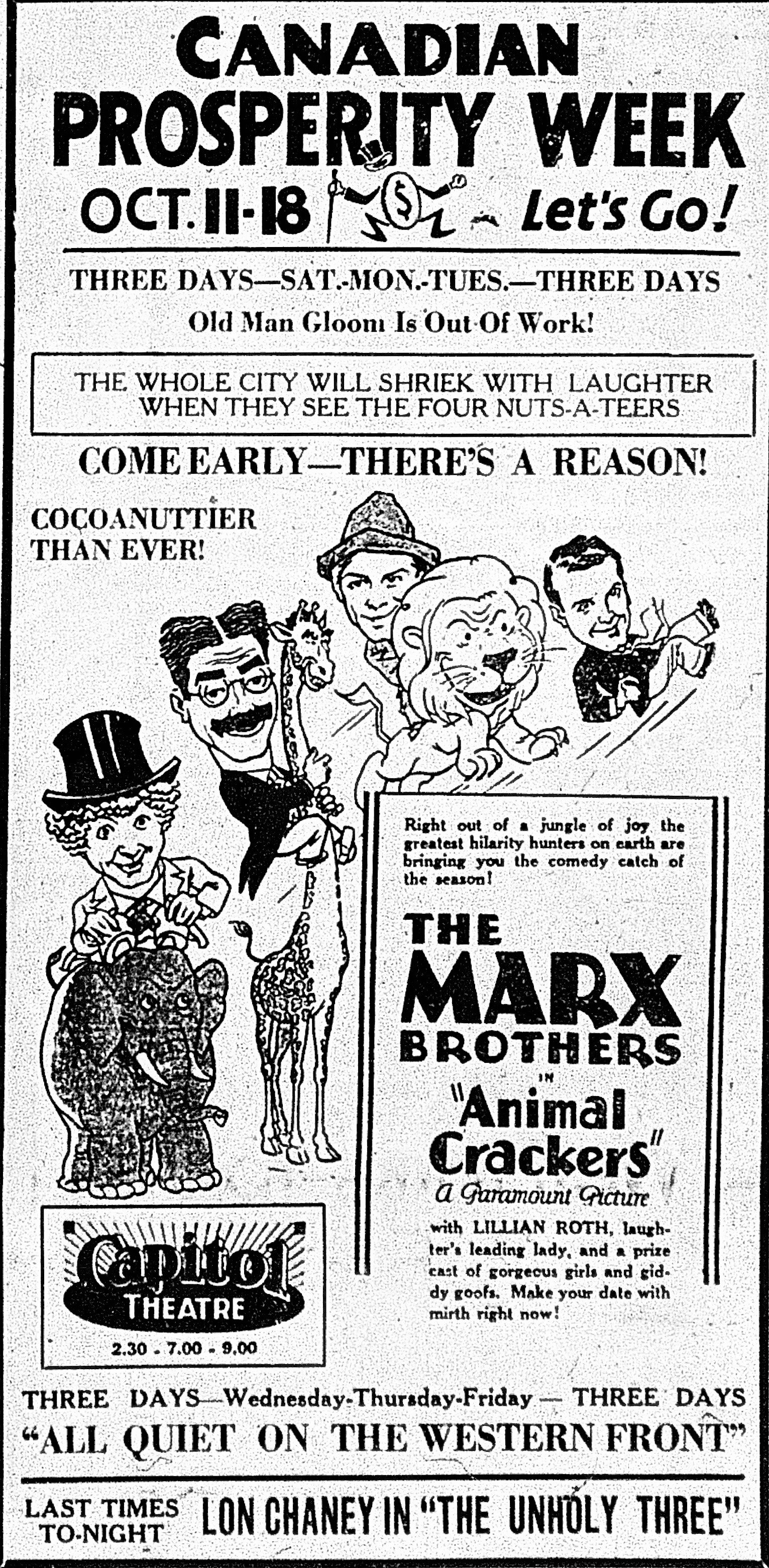 1930 Oct 10 p17 Capitol Marx Bros (2).JPG