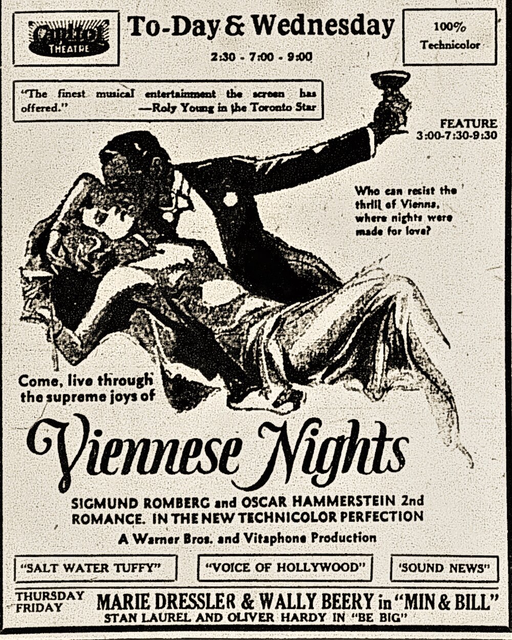 1931 March 17 p13 Capitol Viennese Nights Technicolor (2).JPG
