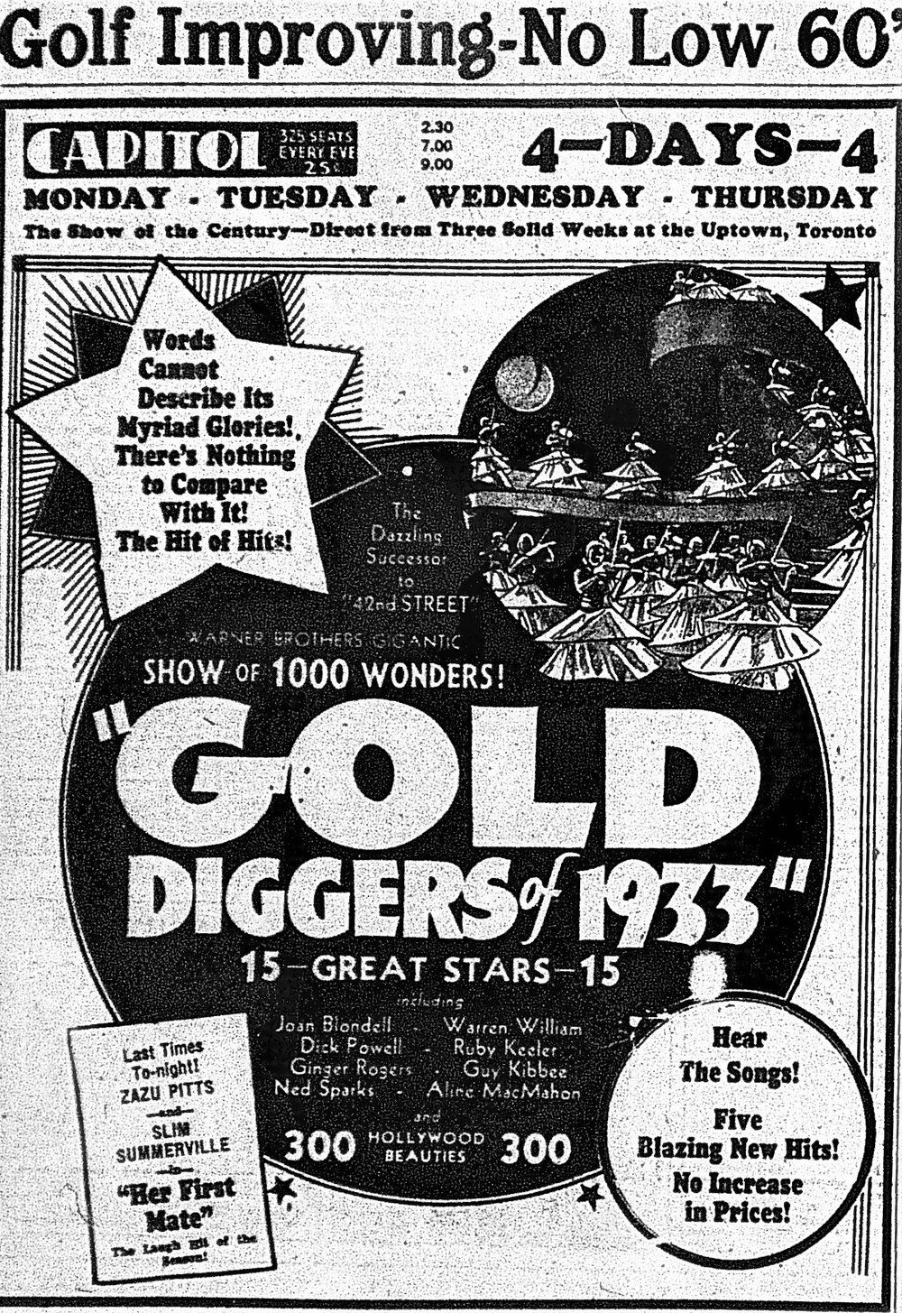 1933 Aug 19 p12 Capitol Gold Diggers (2).JPG